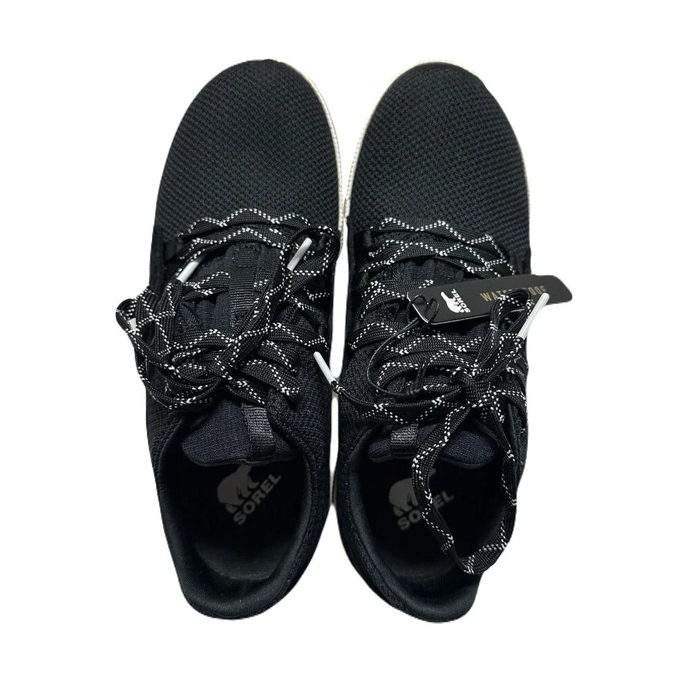 NEW Sorel Womens Size 6.5 Black Out N About Waterproof Chunky Sole Sneakers